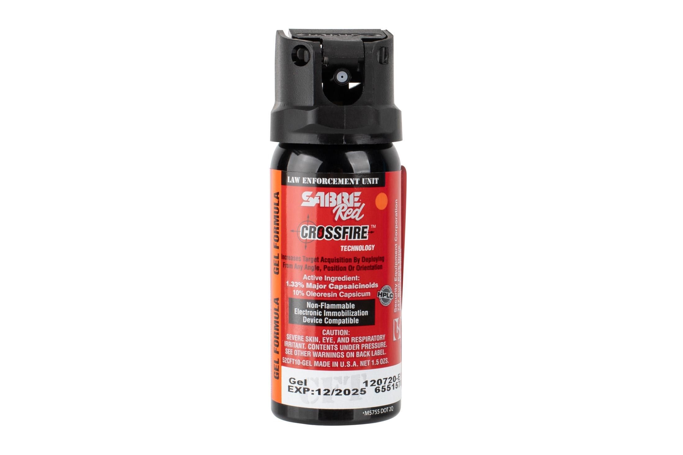 SABRE Red 1.33% MC 1.5oz Crossfire Gel MK-3 - ASTM E3215-19 Certified